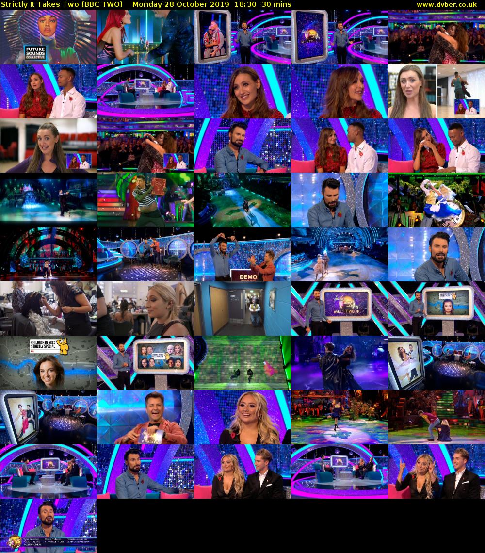 Strictly It Takes Two (BBC TWO) Monday 28 October 2019 18:30 - 19:00