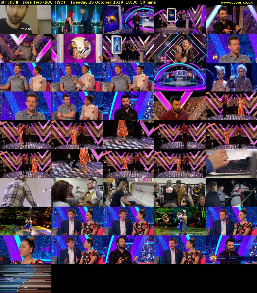 Strictly It Takes Two (BBC TWO) Tuesday 29 October 2019 18:30 - 19:00