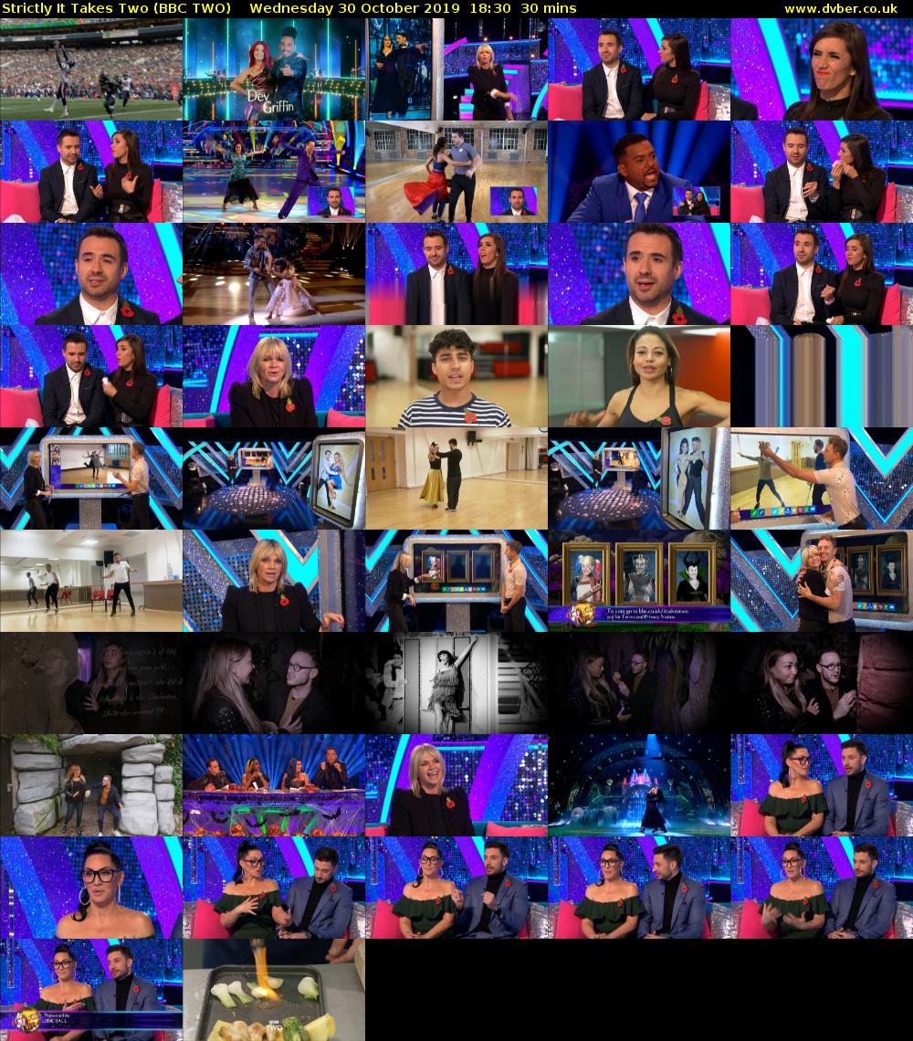 Strictly It Takes Two (BBC TWO) Wednesday 30 October 2019 18:30 - 19:00