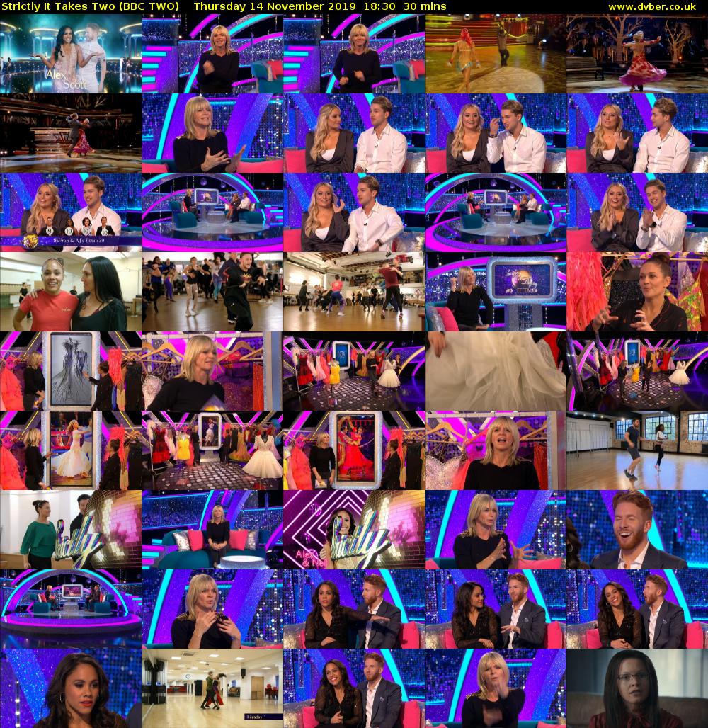Strictly It Takes Two (BBC TWO) Thursday 14 November 2019 18:30 - 19:00