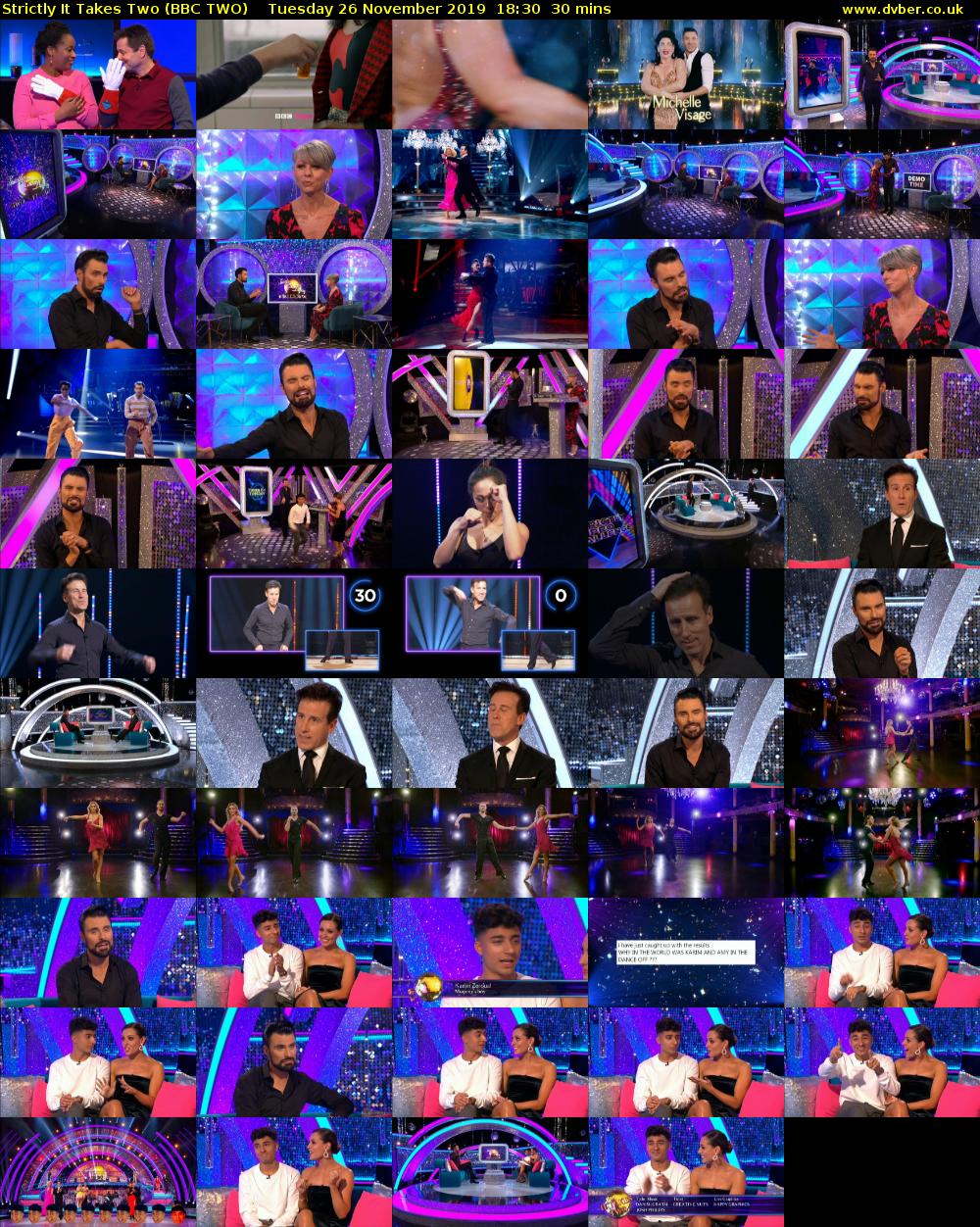 Strictly It Takes Two (BBC TWO) Tuesday 26 November 2019 18:30 - 19:00