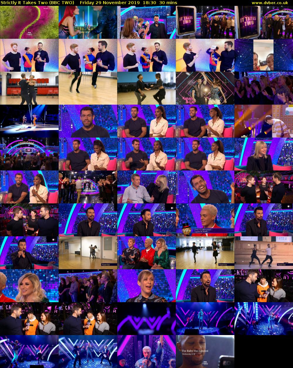 Strictly It Takes Two (BBC TWO) Friday 29 November 2019 18:30 - 19:00