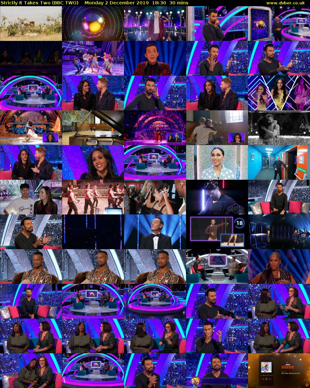 Strictly It Takes Two (BBC TWO) Monday 2 December 2019 18:30 - 19:00
