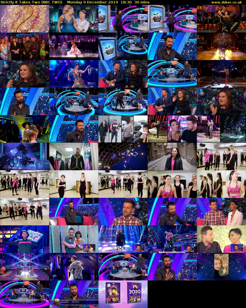 Strictly It Takes Two (BBC TWO) Monday 9 December 2019 18:30 - 19:00