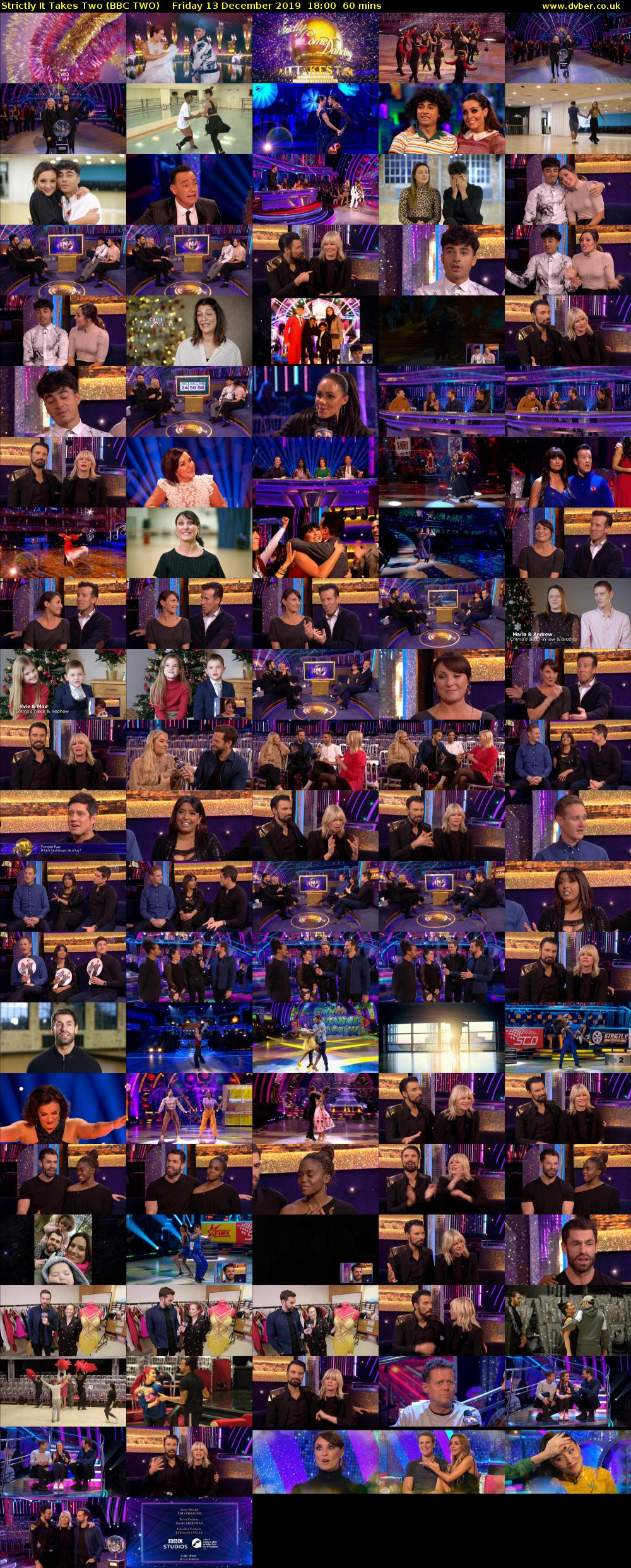 Strictly It Takes Two (BBC TWO) Friday 13 December 2019 18:00 - 19:00