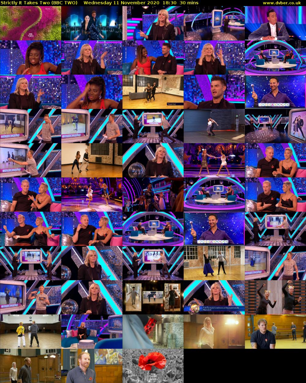 Strictly It Takes Two (BBC TWO) Wednesday 11 November 2020 18:30 - 19:00