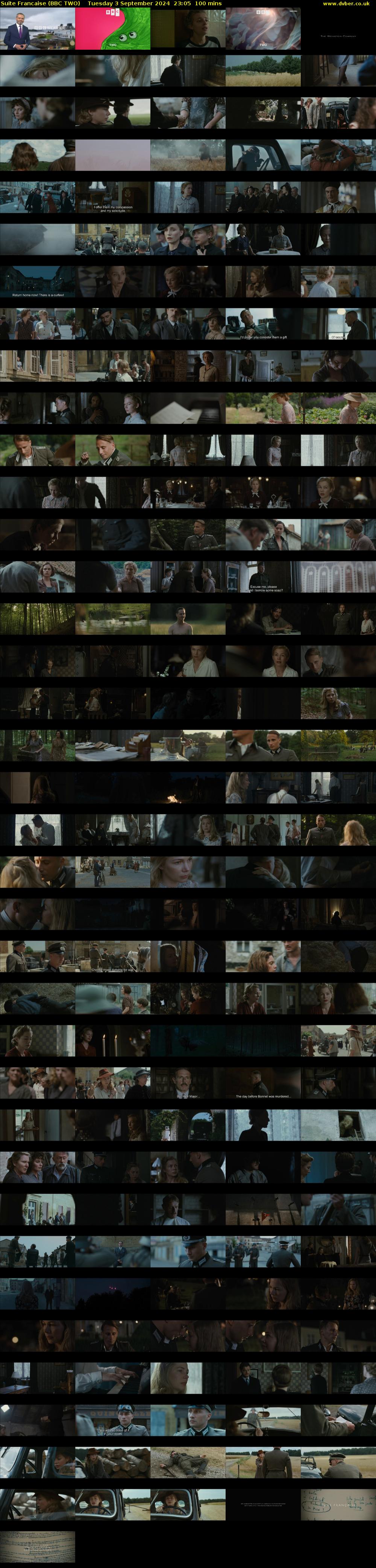 Suite Francaise (BBC TWO) Tuesday 3 September 2024 23:05 - 00:45