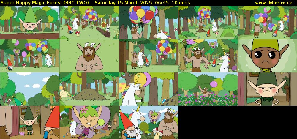 Super Happy Magic Forest (BBC TWO) Saturday 15 March 2025 06:45 - 06:55