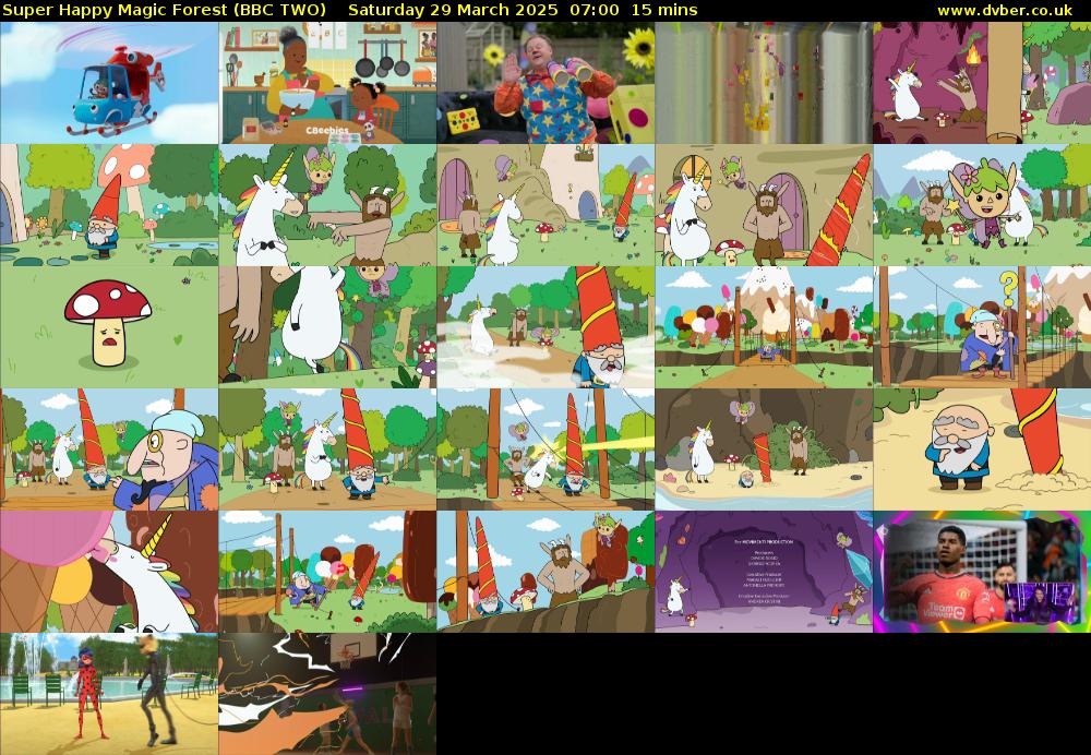 Super Happy Magic Forest (BBC TWO) Saturday 29 March 2025 07:00 - 07:15