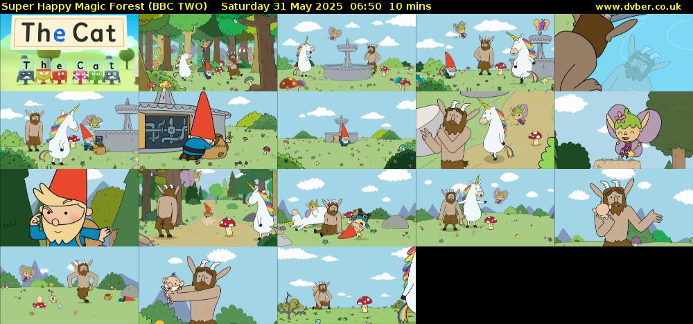 Super Happy Magic Forest (BBC TWO) Saturday 31 May 2025 06:50 - 07:00