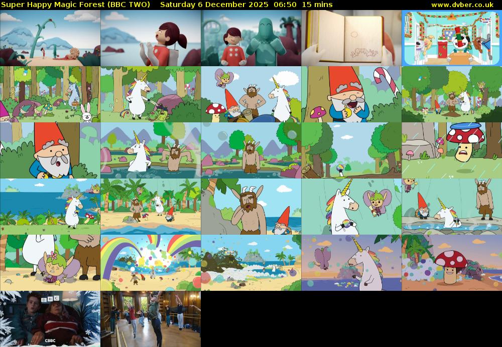 Super Happy Magic Forest (BBC TWO) Saturday 6 December 2025 06:50 - 07:05