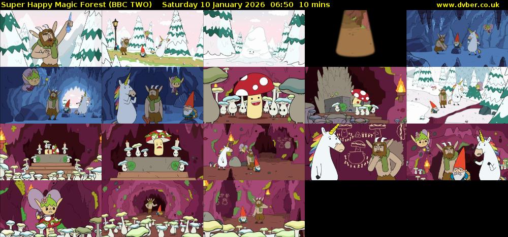 Super Happy Magic Forest (BBC TWO) Saturday 10 January 2026 06:50 - 07:00