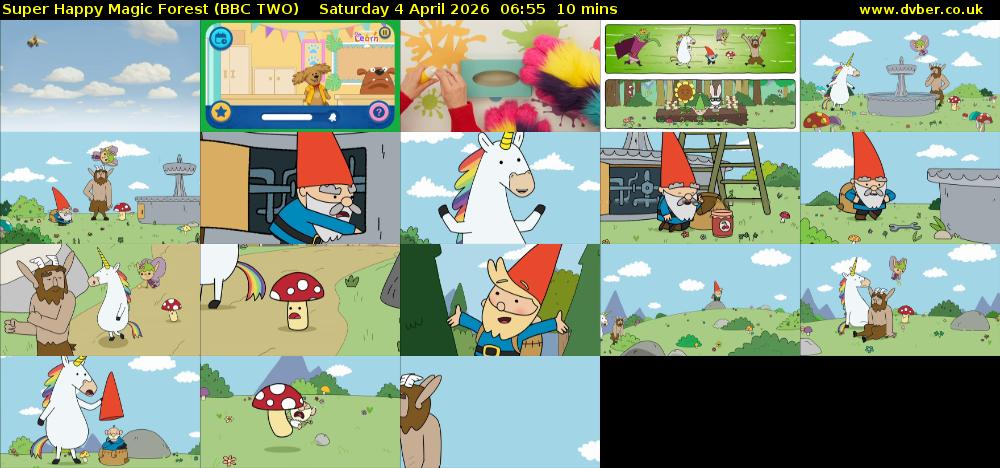 Super Happy Magic Forest (BBC TWO) Saturday 4 April 2026 06:55 - 07:05