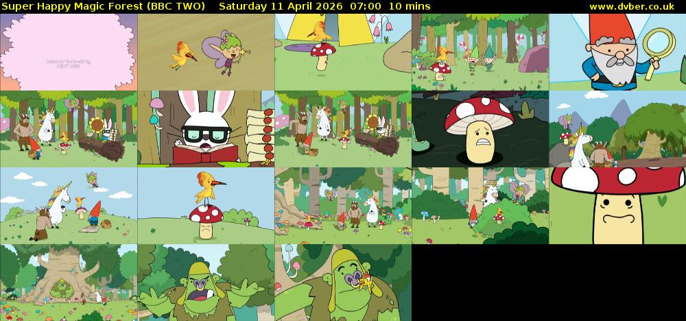 Super Happy Magic Forest (BBC TWO) Saturday 11 April 2026 07:00 - 07:10