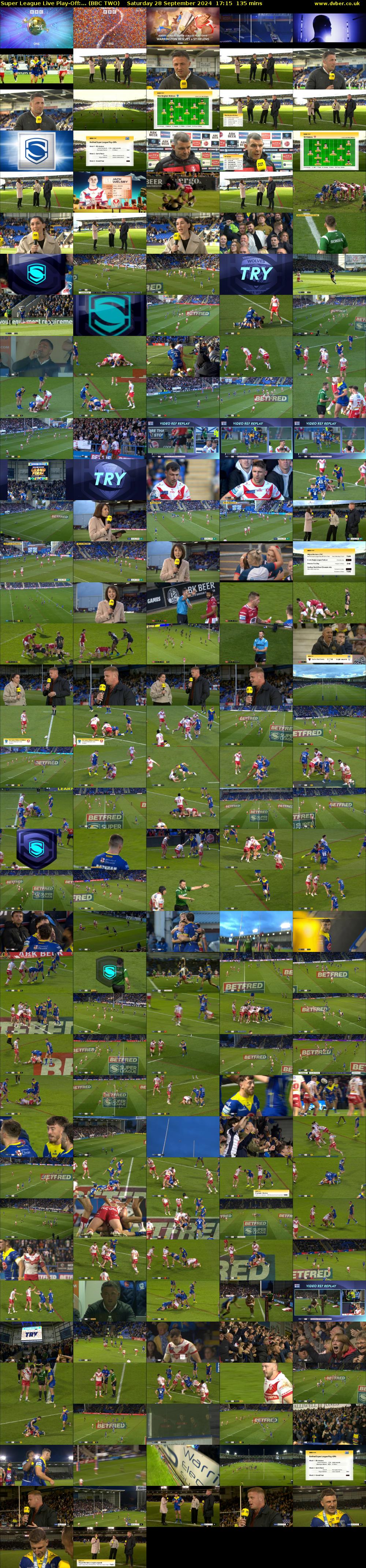 Super League Live Play-Off:... (BBC TWO) Saturday 28 September 2024 17:15 - 19:30