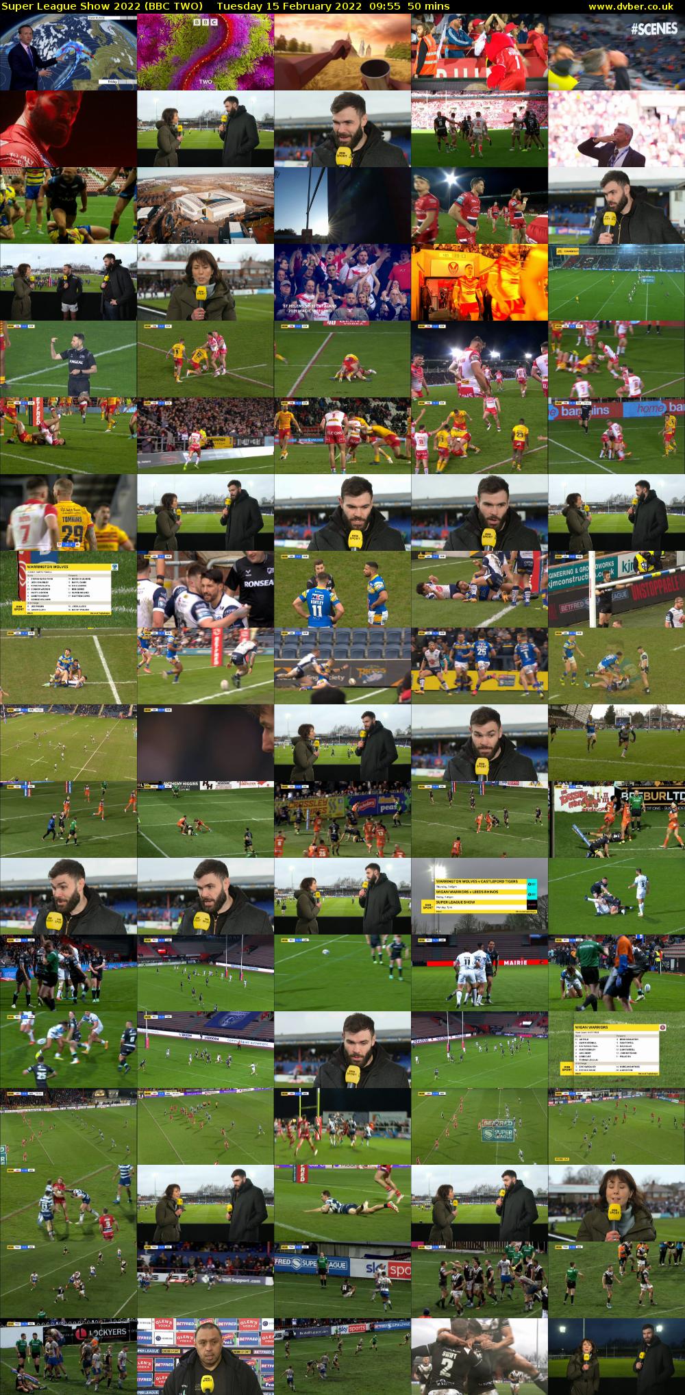Super League Show 2022 (BBC TWO) Tuesday 15 February 2022 09:55 - 10:45