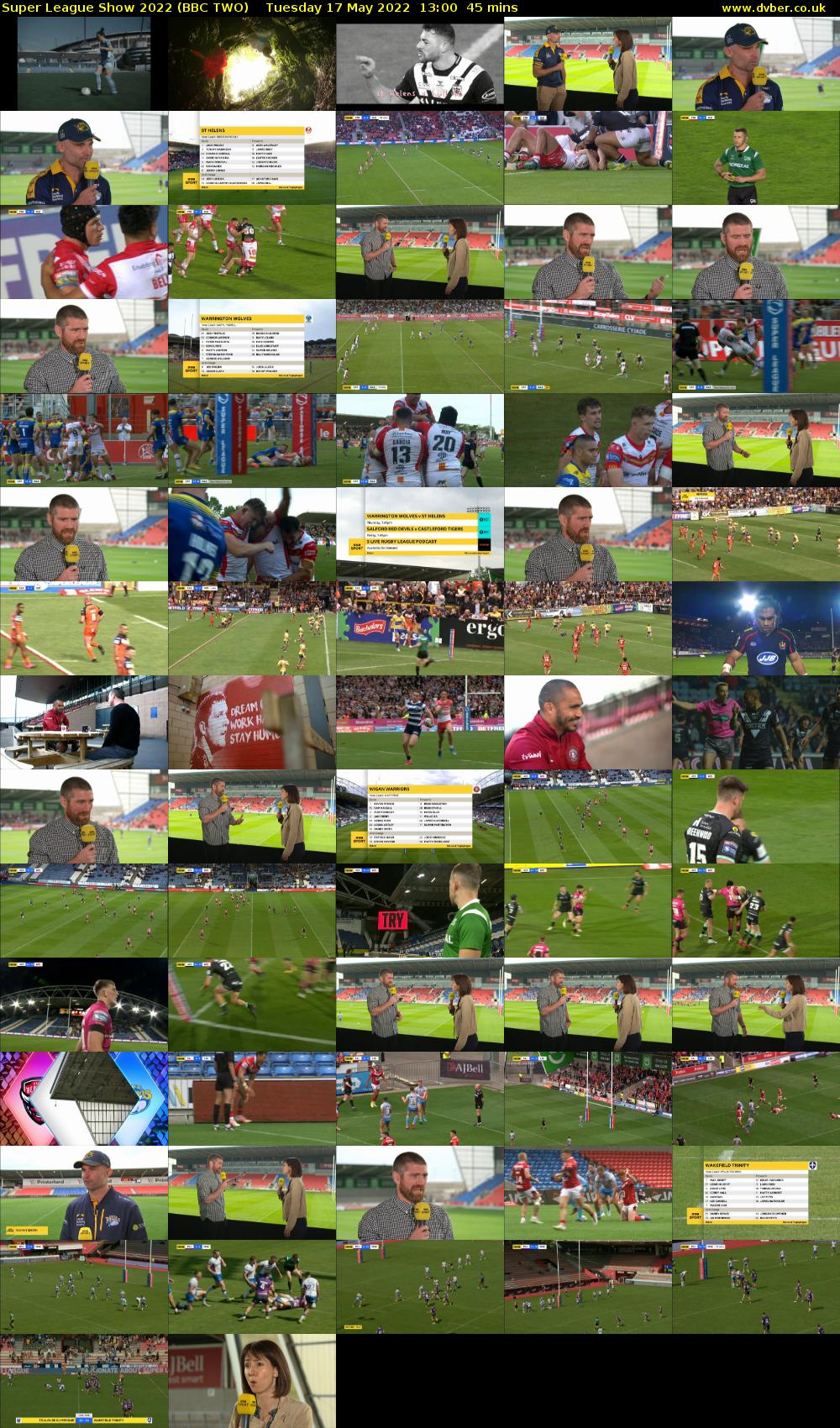 Super League Show 2022 (BBC TWO) Tuesday 17 May 2022 13:00 - 13:45