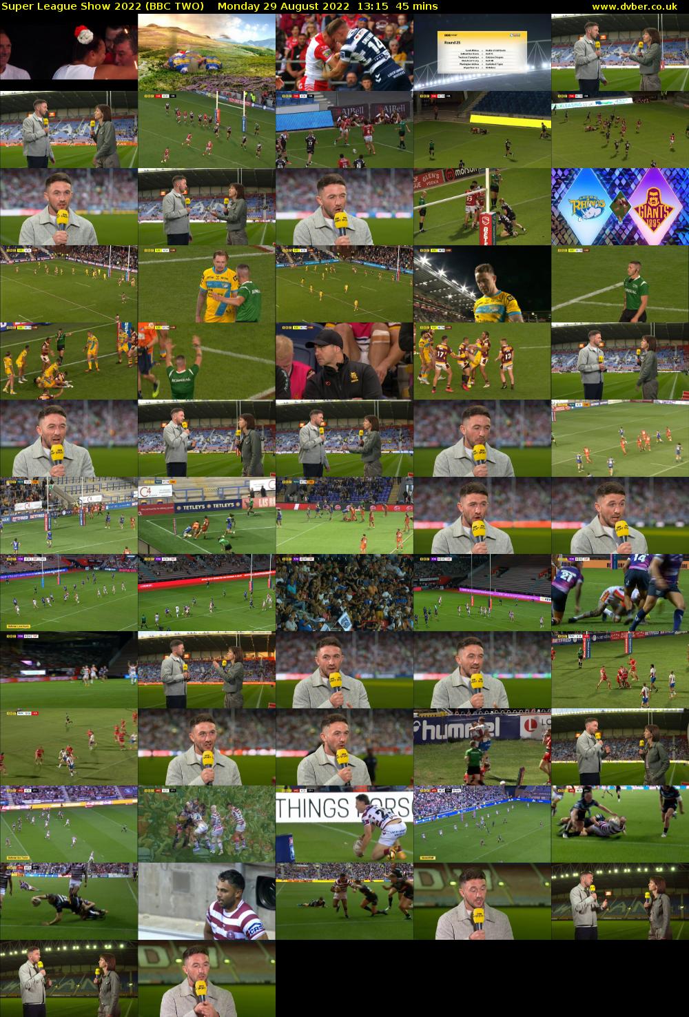 Super League Show 2022 (BBC TWO) Monday 29 August 2022 13:15 - 14:00