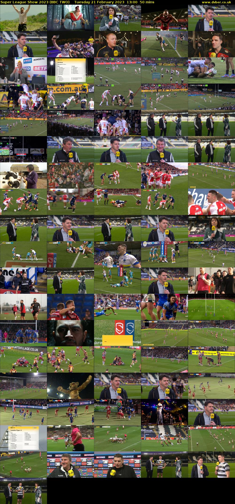 Super League Show 2023 (BBC TWO) Tuesday 21 February 2023 13:00 - 13:50