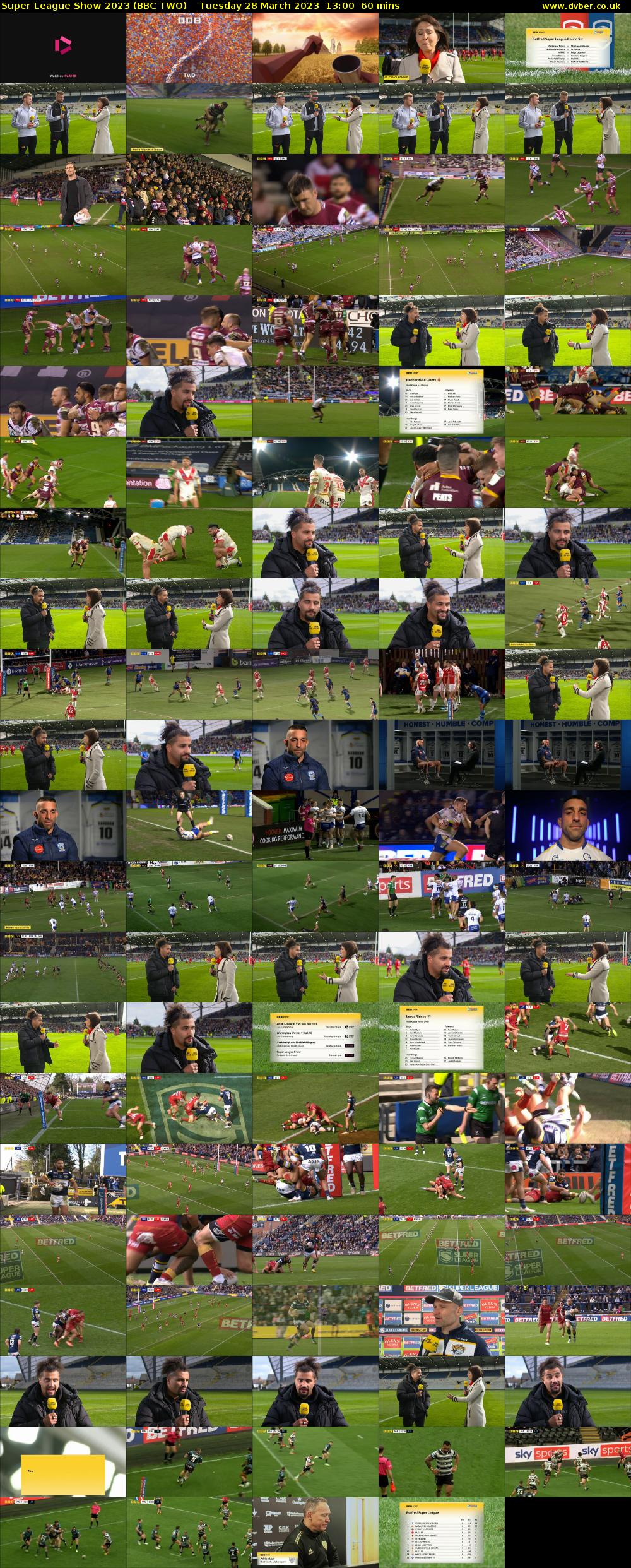 Super League Show 2023 (BBC TWO) Tuesday 28 March 2023 13:00 - 14:00