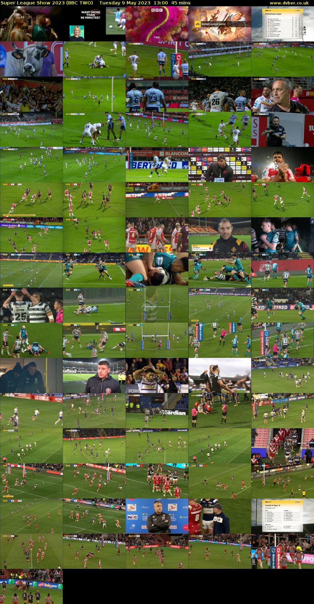 Super League Show 2023 (BBC TWO) Tuesday 9 May 2023 13:00 - 13:45