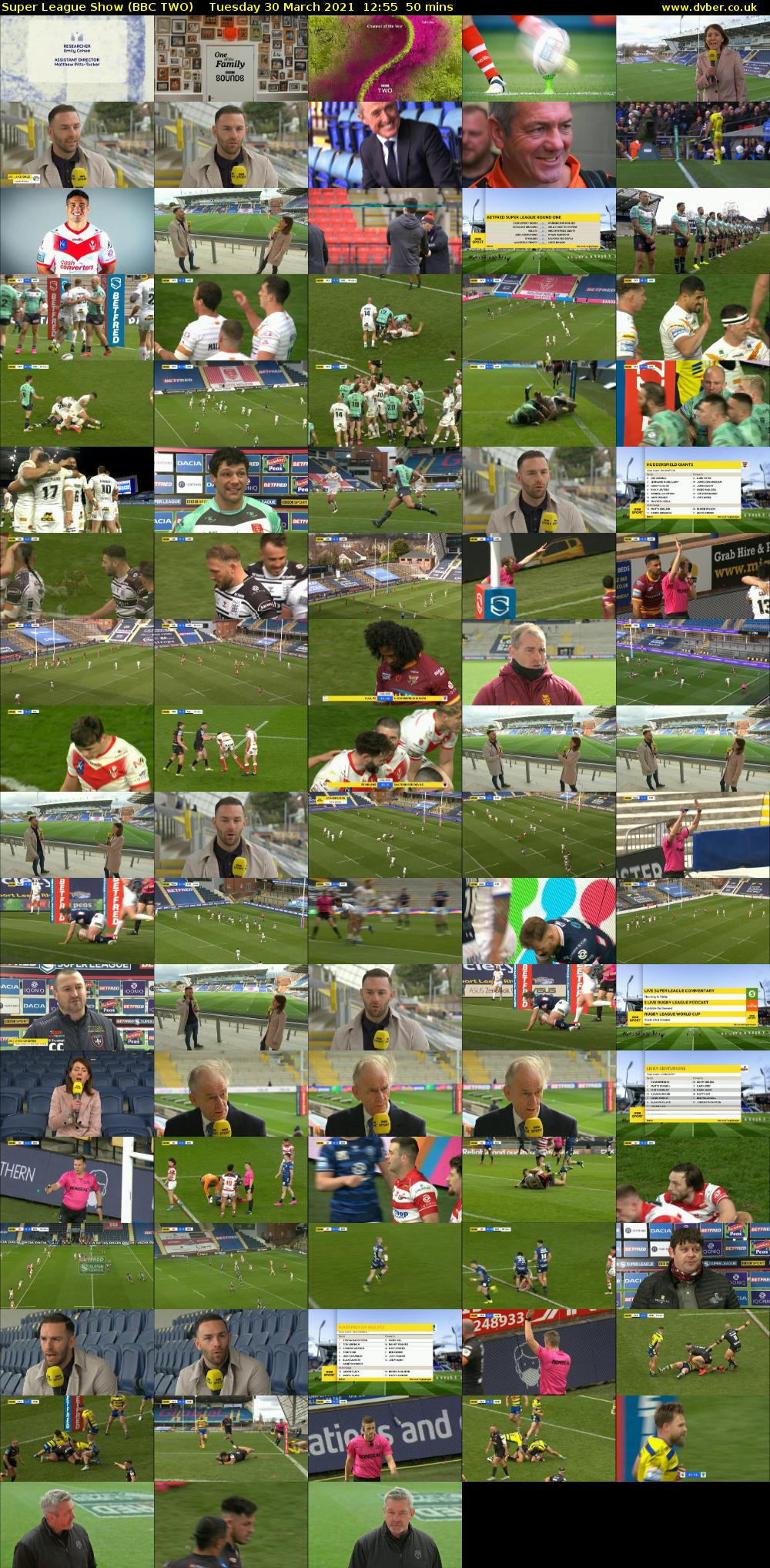 Super League Show (BBC TWO) Tuesday 30 March 2021 12:55 - 13:45
