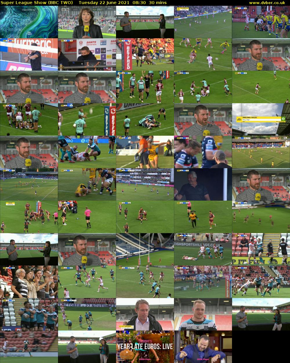 Super League Show (BBC TWO) Tuesday 22 June 2021 08:30 - 09:00
