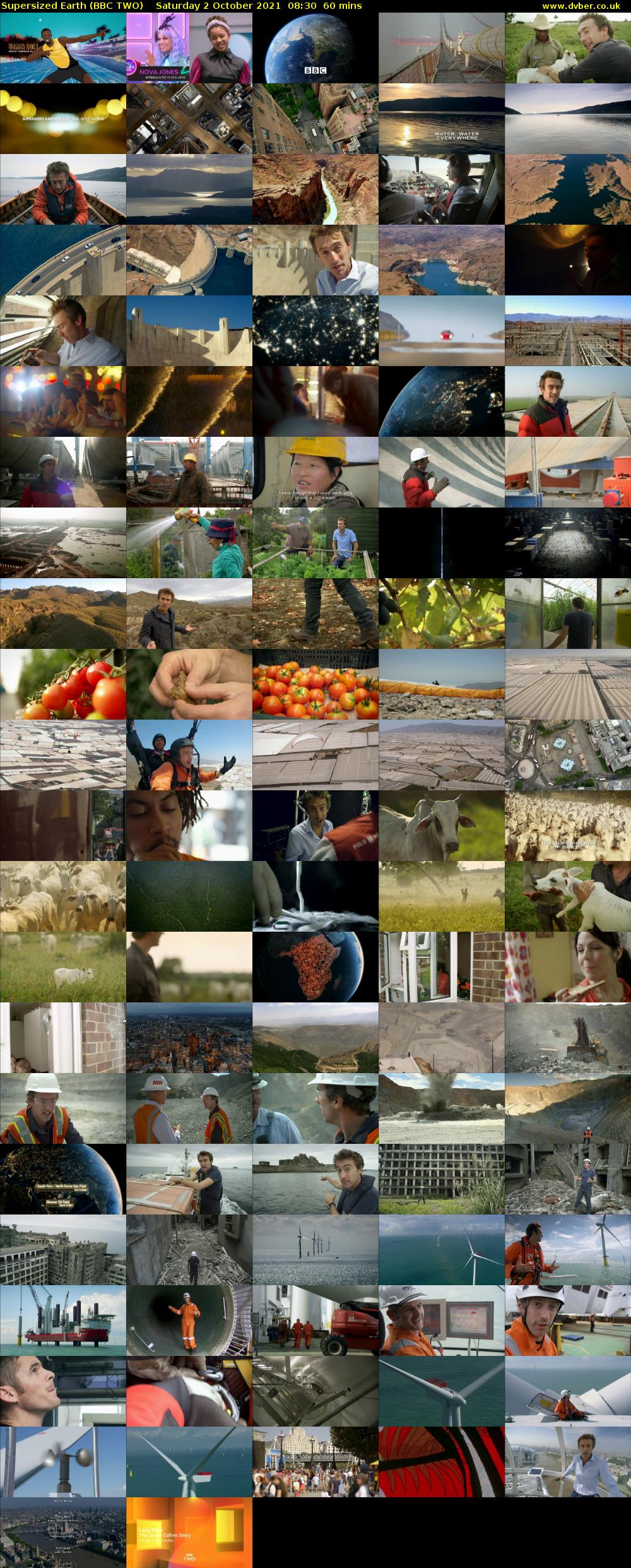 Supersized Earth (BBC TWO) Saturday 2 October 2021 08:30 - 09:30