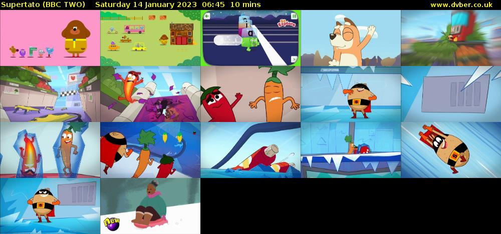 Supertato (BBC TWO) Saturday 14 January 2023 06:45 - 06:55
