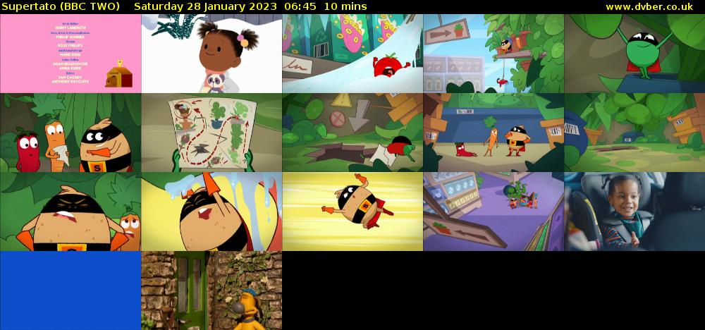 Supertato (BBC TWO) Saturday 28 January 2023 06:45 - 06:55