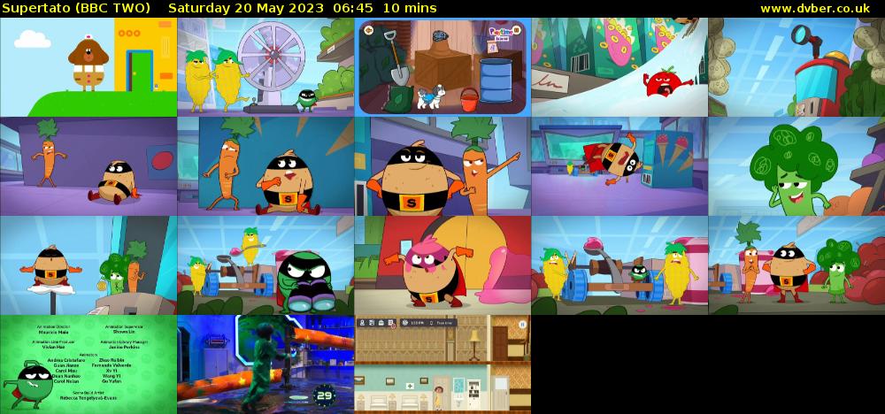 Supertato (BBC TWO) Saturday 20 May 2023 06:45 - 06:55