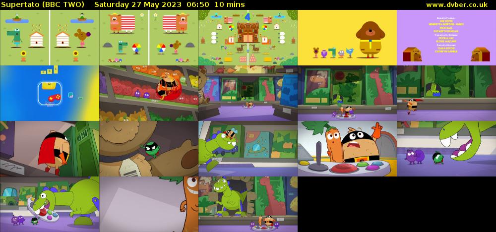 Supertato (BBC TWO) Saturday 27 May 2023 06:50 - 07:00
