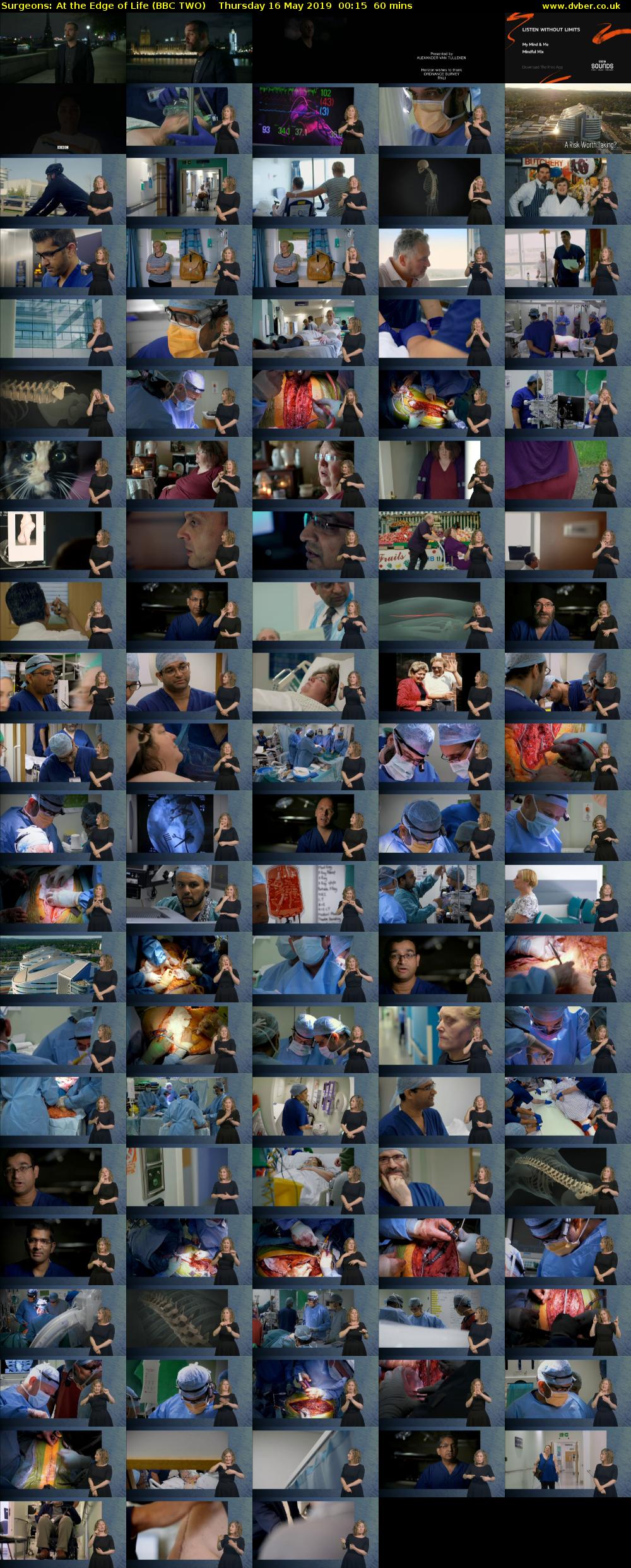 Surgeons: At the Edge of Life (BBC TWO) Thursday 16 May 2019 00:15 - 01:15