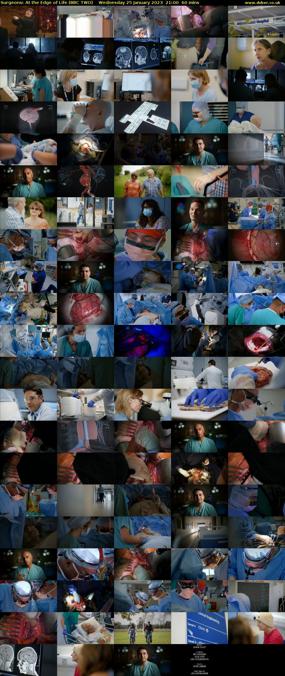 Surgeons: At the Edge of Life (BBC TWO) Wednesday 25 January 2023 21:00 - 22:00
