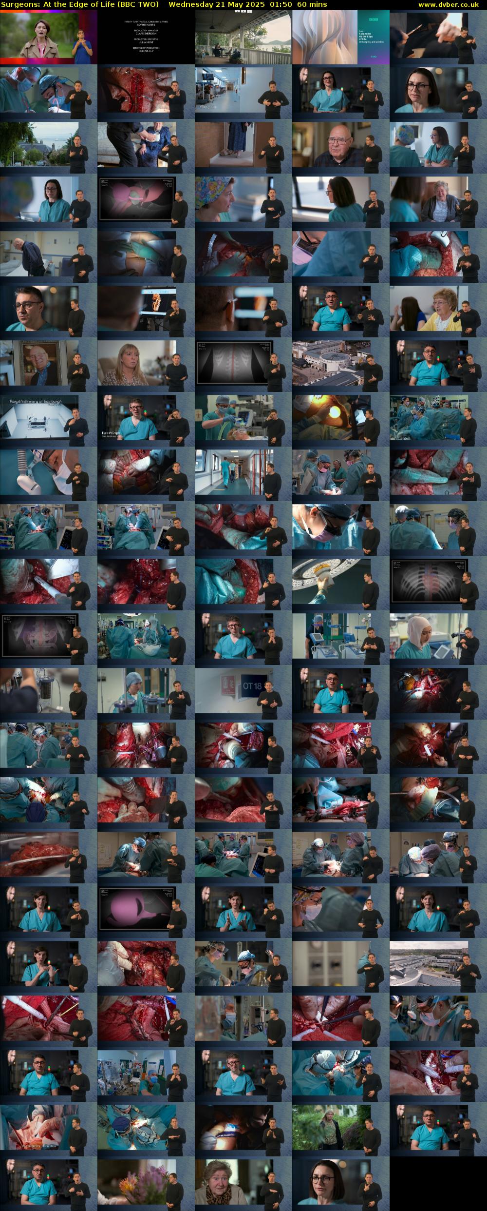 Surgeons: At the Edge of Life (BBC TWO) Wednesday 21 May 2025 01:50 - 02:50