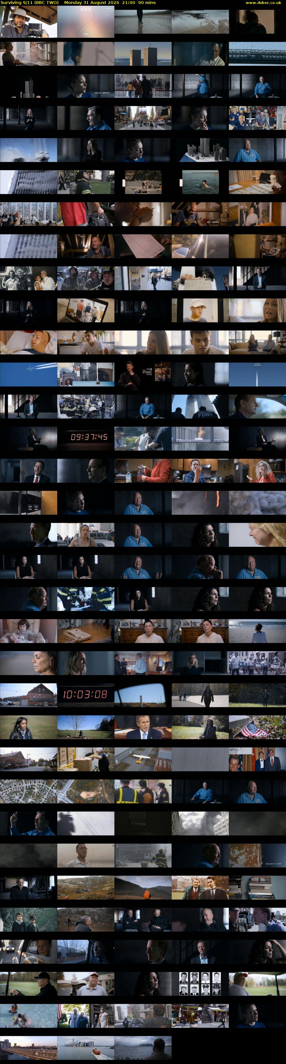 Surviving 9/11 (BBC TWO) Monday 31 August 2026 21:00 - 22:30