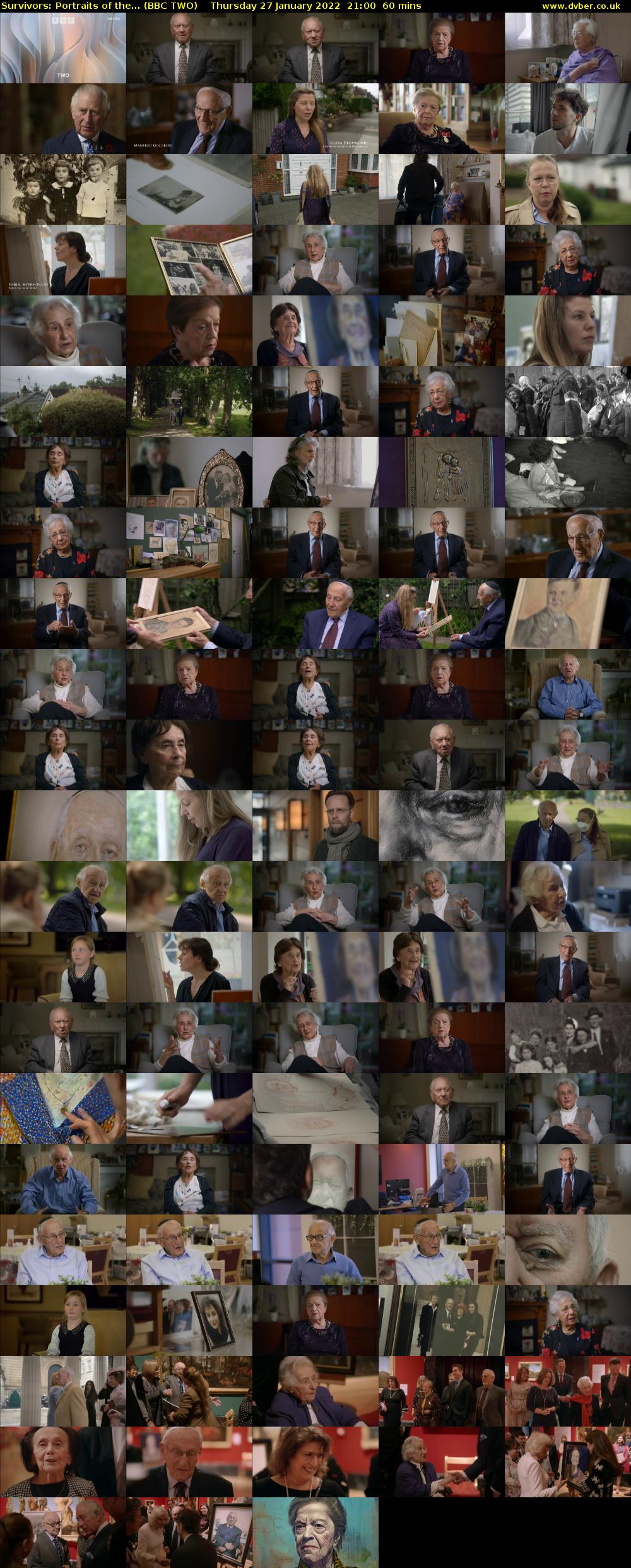Survivors: Portraits of the... (BBC TWO) Thursday 27 January 2022 21:00 - 22:00