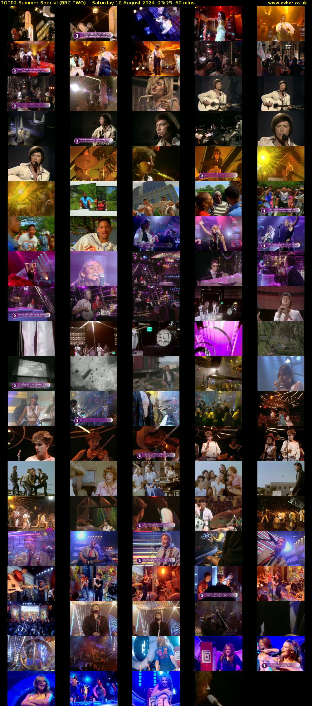 TOTP2 Summer Special (BBC TWO) Saturday 10 August 2024 23:25 - 00:25