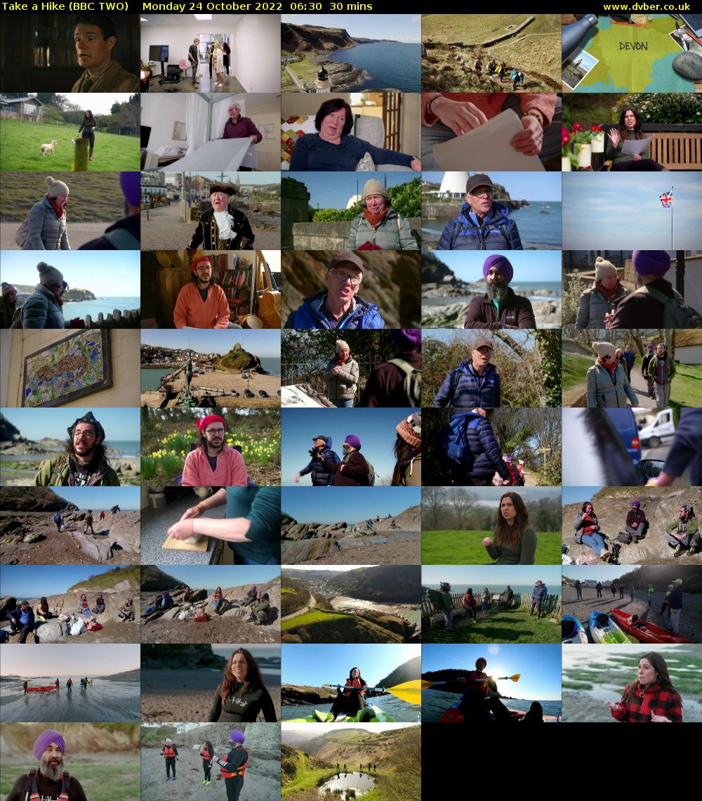 Take a Hike (BBC TWO) Monday 24 October 2022 06:30 - 07:00