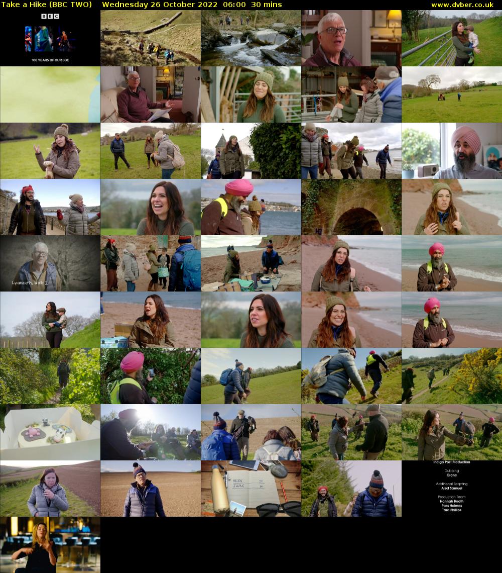 Take a Hike (BBC TWO) Wednesday 26 October 2022 06:00 - 06:30