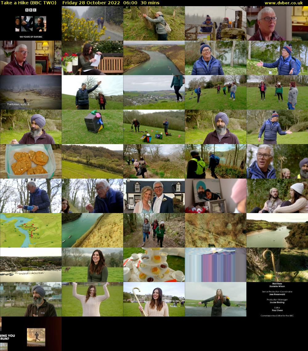 Take a Hike (BBC TWO) Friday 28 October 2022 06:00 - 06:30