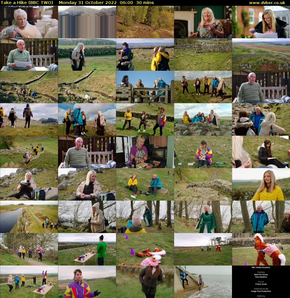 Take a Hike (BBC TWO) Monday 31 October 2022 06:00 - 06:30