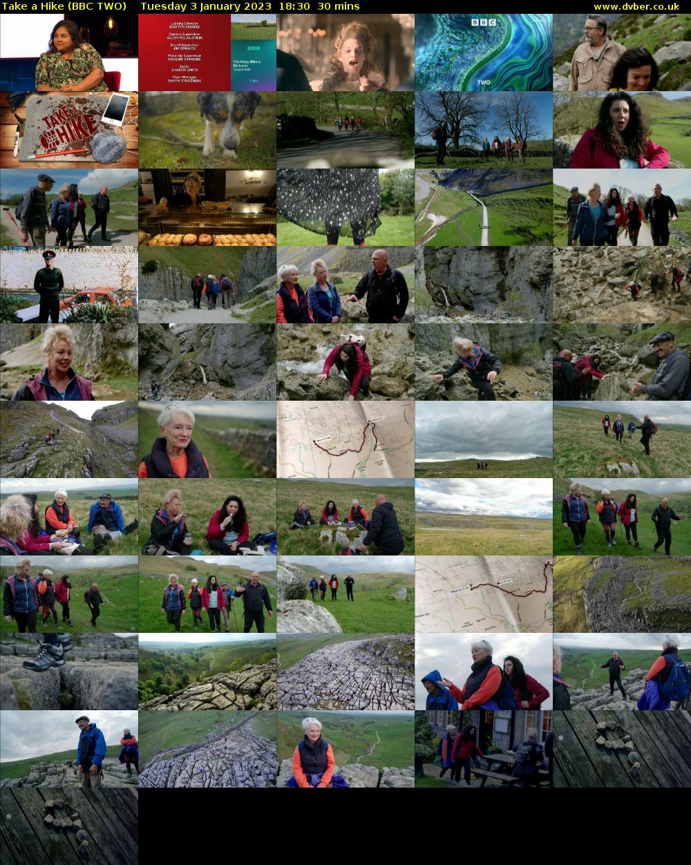 Take a Hike (BBC TWO) Tuesday 3 January 2023 18:30 - 19:00