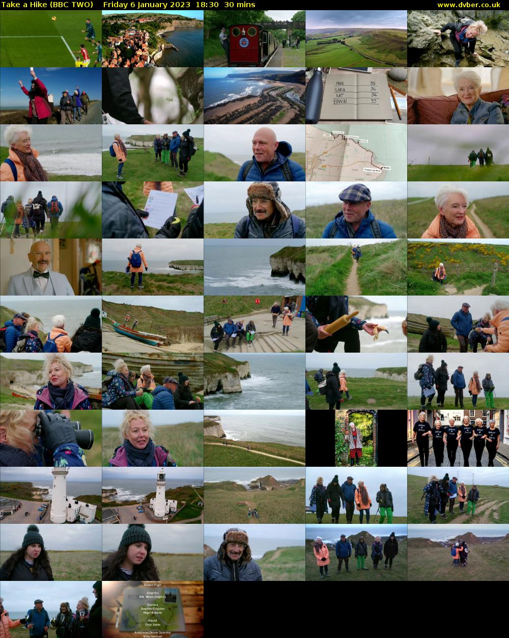 Take a Hike (BBC TWO) Friday 6 January 2023 18:30 - 19:00