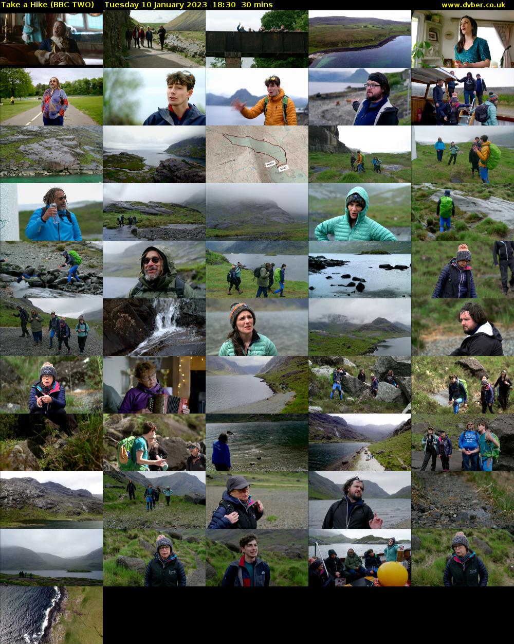 Take a Hike (BBC TWO) Tuesday 10 January 2023 18:30 - 19:00