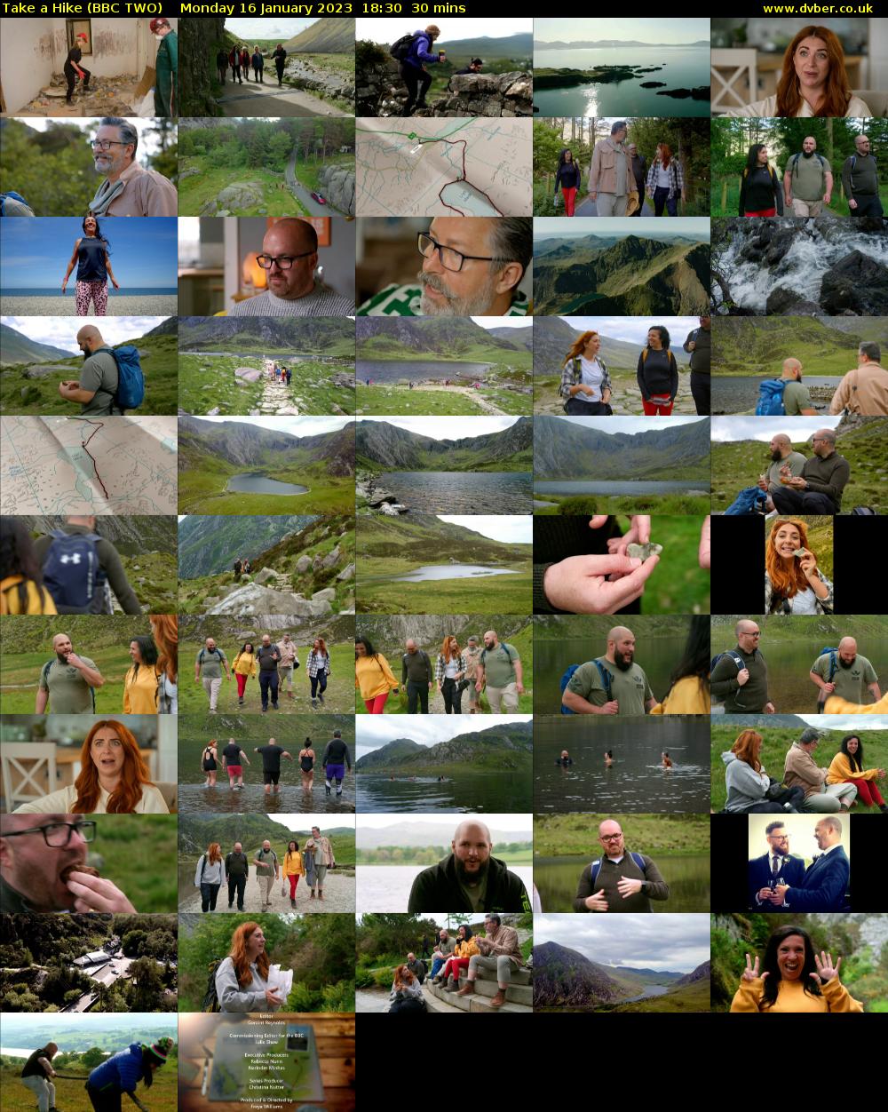 Take a Hike (BBC TWO) Monday 16 January 2023 18:30 - 19:00