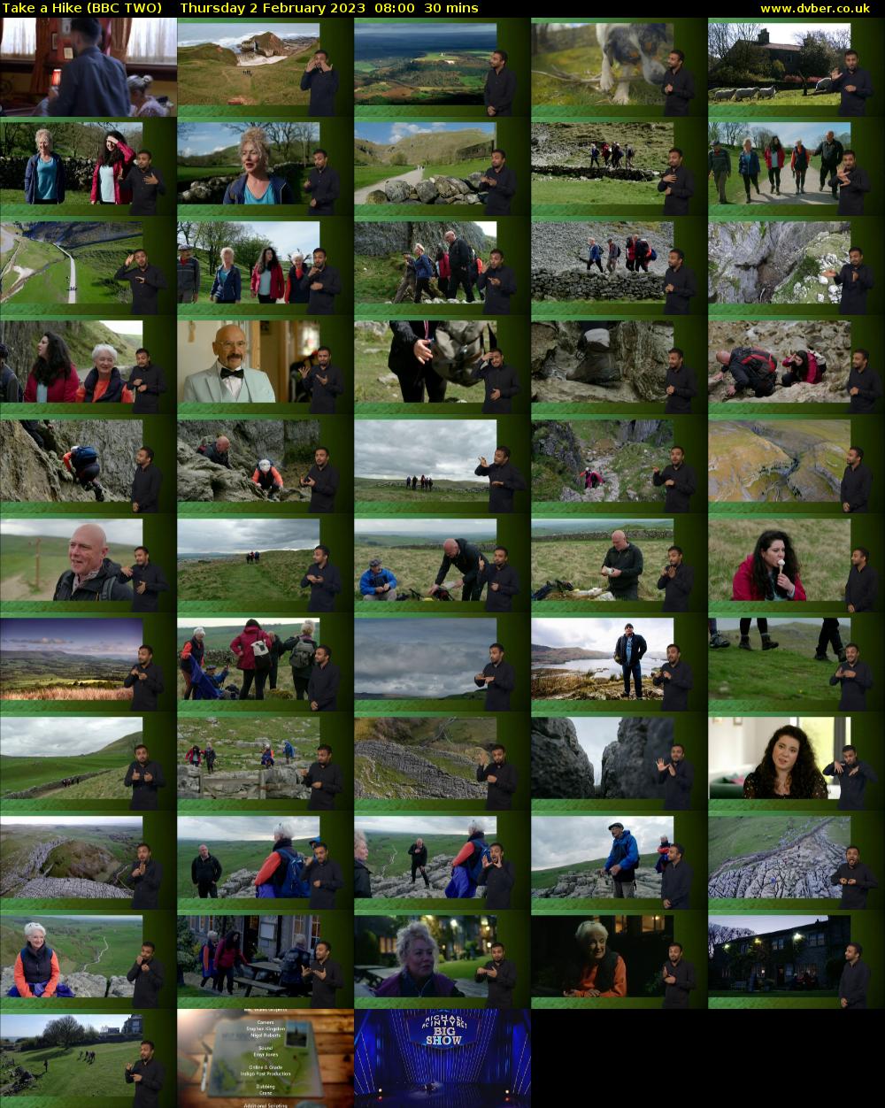 Take a Hike (BBC TWO) Thursday 2 February 2023 08:00 - 08:30