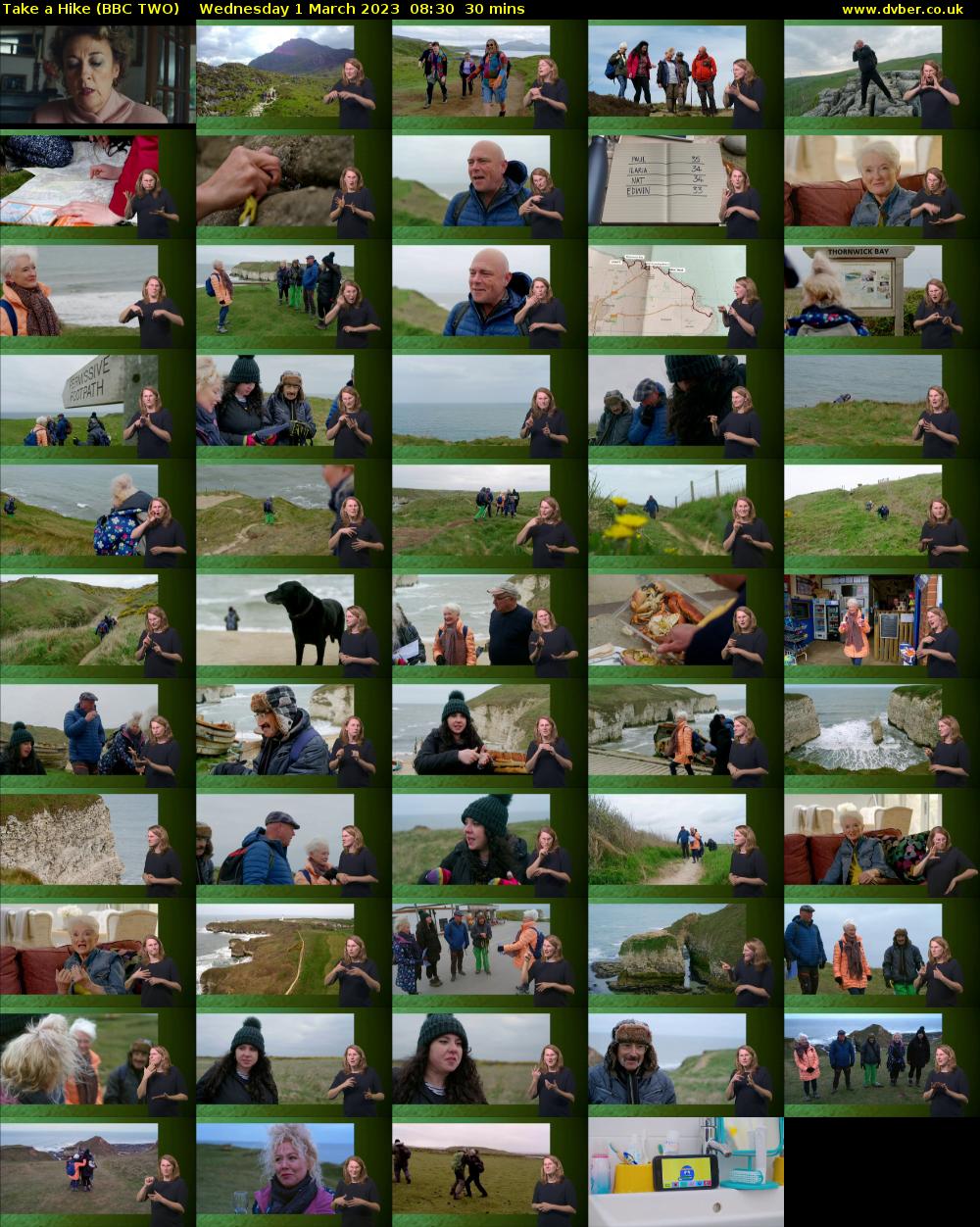 Take a Hike (BBC TWO) Wednesday 1 March 2023 08:30 - 09:00