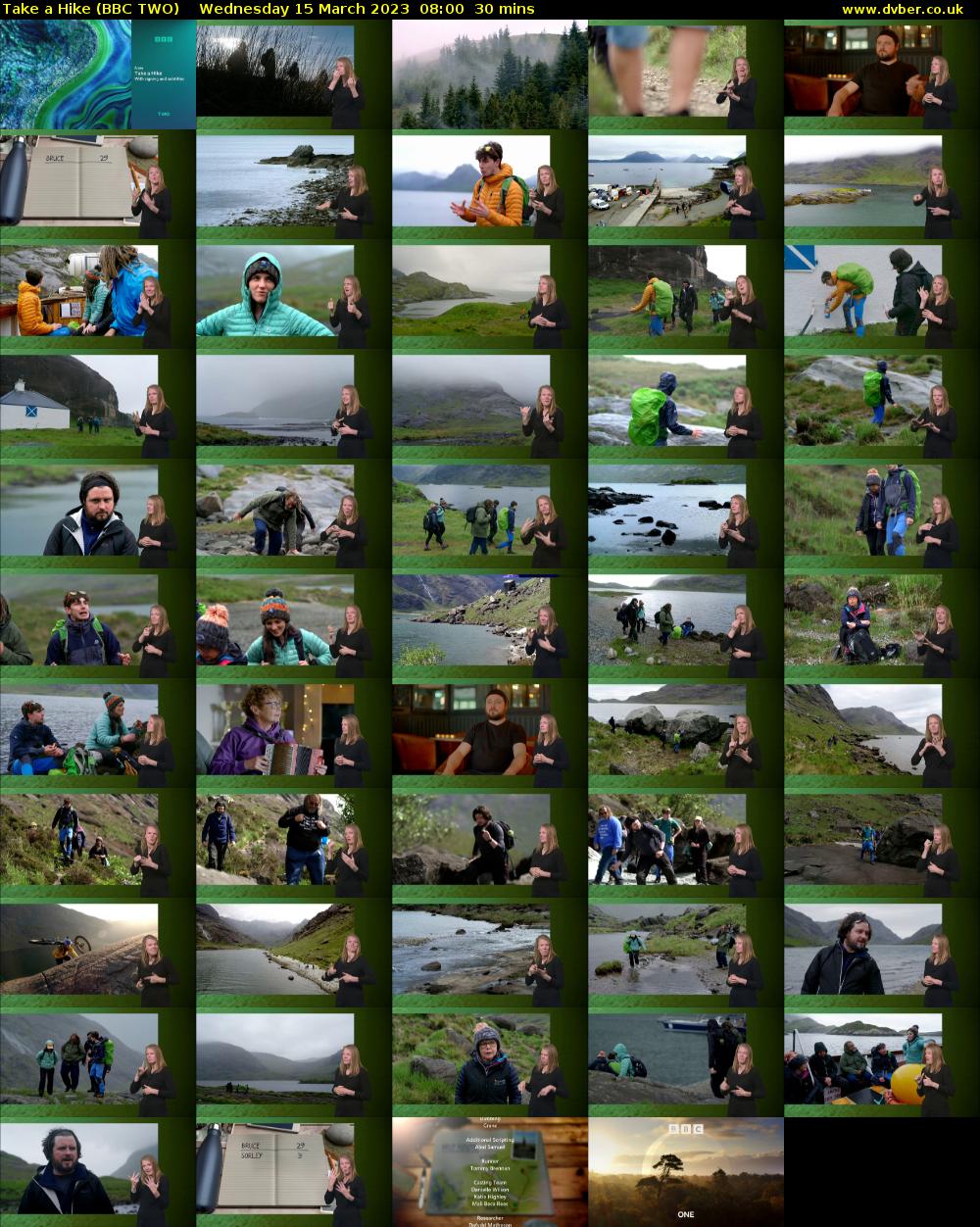 Take a Hike (BBC TWO) Wednesday 15 March 2023 08:00 - 08:30