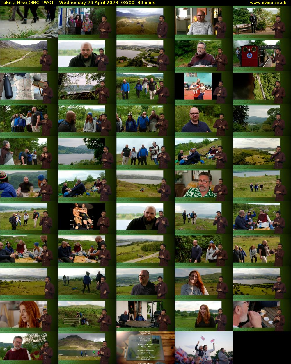 Take a Hike (BBC TWO) Wednesday 26 April 2023 08:00 - 08:30